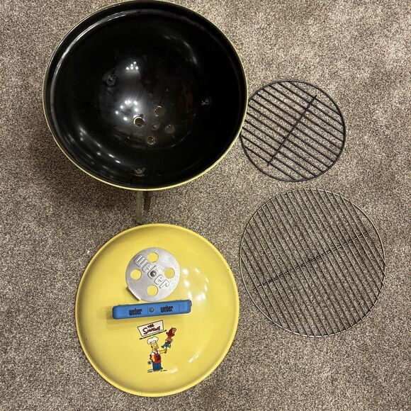 The Simpsons Weber Homers Smokey Joe 10th Anniversary Limited Edition Grill - Picture 3 of 13